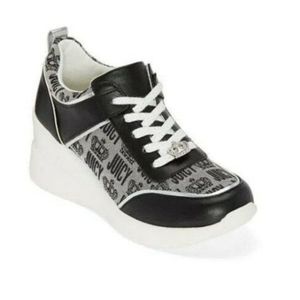 Women's Juicy Couture Chunk Heel Sneakers Size 8.5 Y2K Style Shoes New